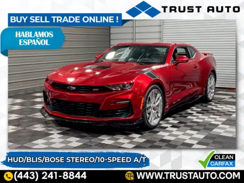 Red 2021 Chevrolet Camaro 2SS Coupe w/10-speed A/T for sale in Sykesville, MD