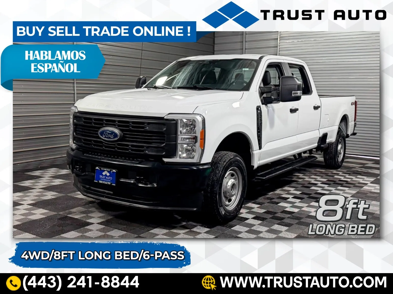 2023 Ford Super Duty F-250 SRW XL 4WD Crew Cab 8FT Long Bed Pickup Truck for sale in Sykesville, MD