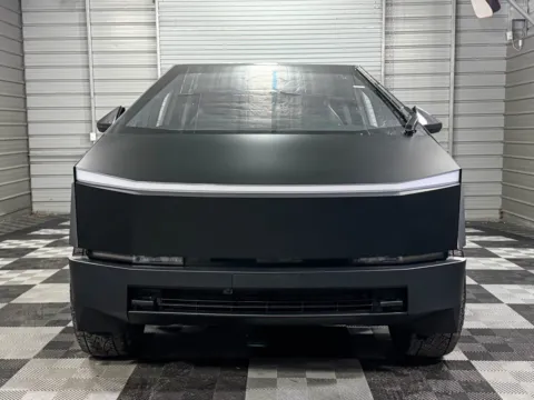 Another view of 2025 Tesla Cybertruck AWD Crew Cab Electric Pickup Truck for sale in Sykesville, MD at Trust Auto