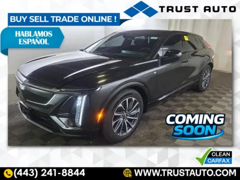 Green 2024 Cadillac LYRIQ Sport AWD Electric Luxury SUV for sale in Sykesville, MD