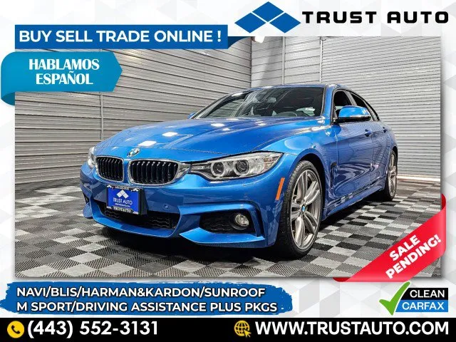 2017 BMW 4 Series 440i Gran Coupe Luxury Sedan w/M Sport/Driving Assistance Plus P for sale in Sykesville, MD