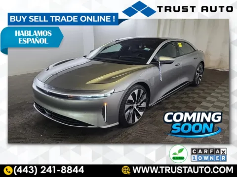 Silver 2023 Lucid Air Grand Touring for sale in Sykesville, MD