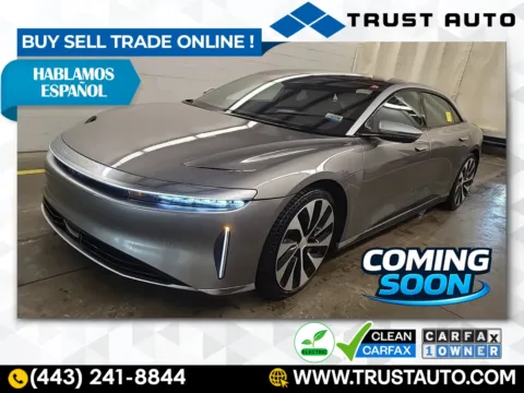 Silver 2024 Lucid Air Grand Touring for sale in Sykesville, MD