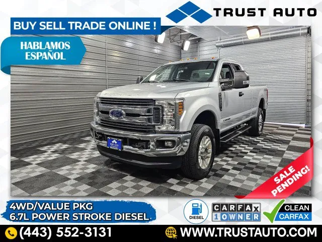 2018 Ford Super Duty F-350 SRW XLT 4WD SuperCab Power Stroke Diesel Pickup Truck for sale in Sykesville, MD