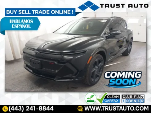 Blue 2025 Chevrolet Equinox EV RS for sale in Sykesville, MD