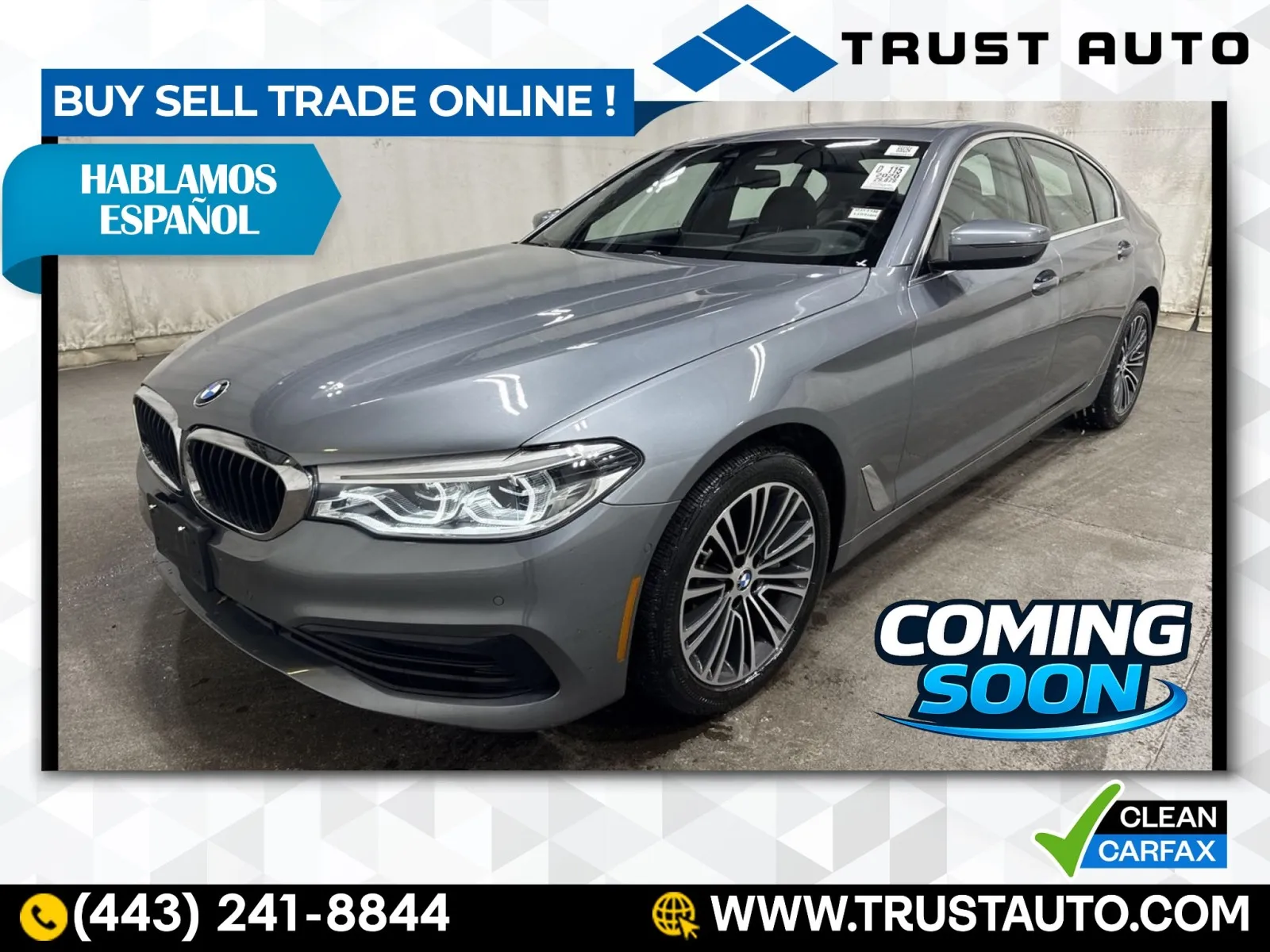 White 2020 BMW 5 Series 540i xDrive for sale in Sykesville, MD