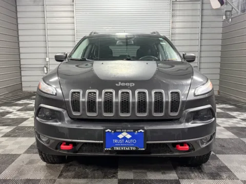 Another view of 2016 Jeep Cherokee Trailhawk 4WD SUV for sale in Sykesville, MD at Trust Auto