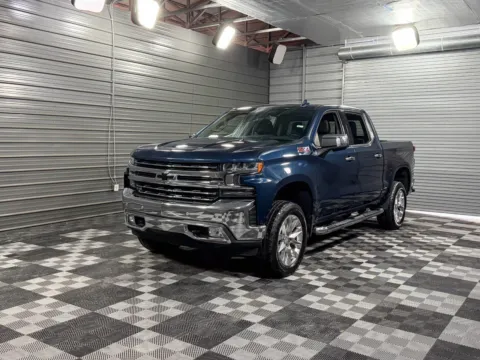 Blue 2020 Chevrolet Silverado 1500 LTZ 4WD Crew Cab 5.3L V8 Pickup Truck w/Plus/Z71 Off-Road Pkgs for sale in Sykesville, MD