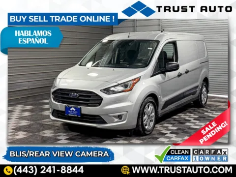 Silver 2022 Ford Transit Connect Cargo XLT LWB 121''WB Minivan/Van w/Rear Liftgate for sale in Sykesville, MD