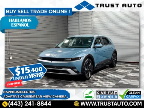 Blue 2025 Hyundai IONIQ 5 SE Standard Range Electric SUV for sale in Sykesville, MD