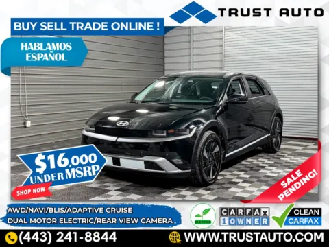 Black 2025 Hyundai IONIQ 5 SE AWD Electric Luxury SUV for sale in Sykesville, MD