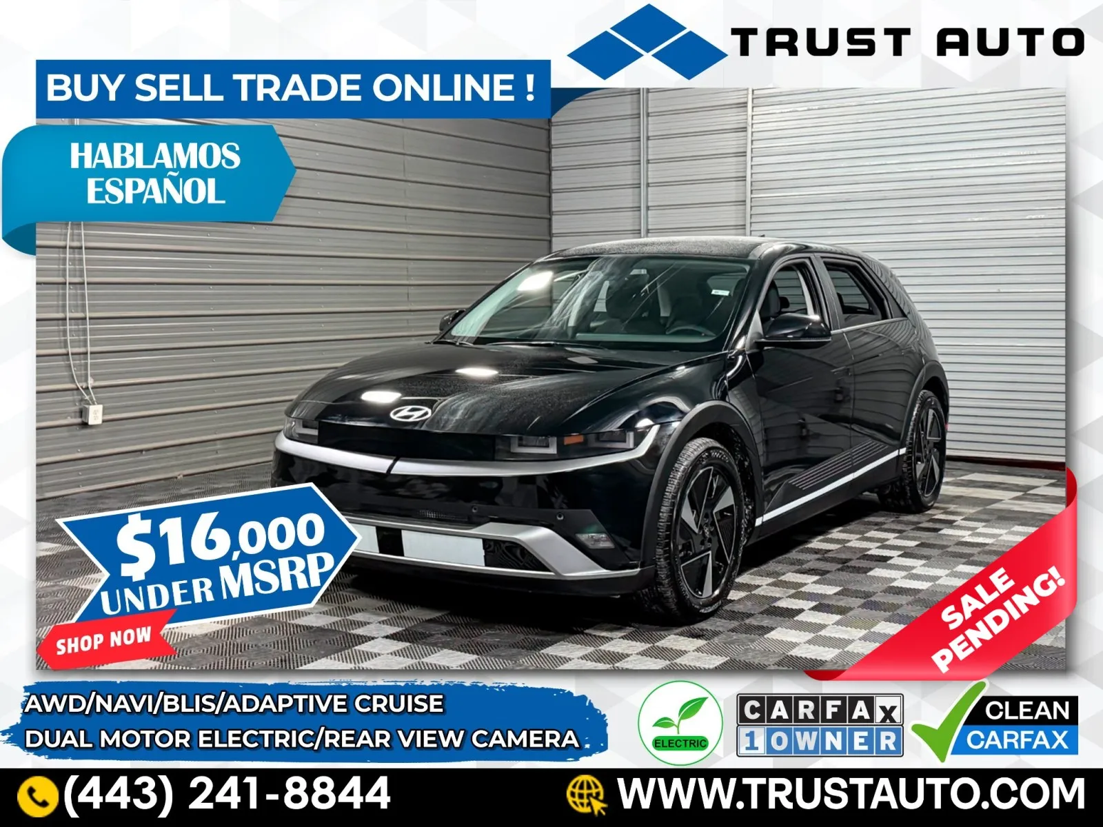 2025 Hyundai IONIQ 5 SE AWD Electric Luxury SUV for sale in Sykesville, MD