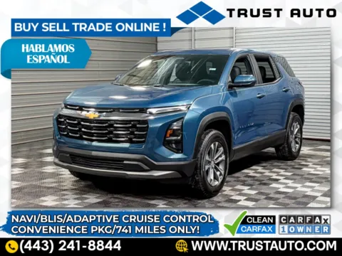 Blue 2026 Chevrolet Equinox LT SUV w/Convenience Pkg for sale in Sykesville, MD