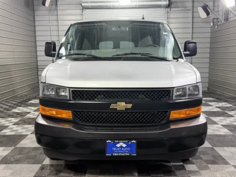 Another view of 2022 Chevrolet Express 3500 15-Passenger LS Extended Low Roof Minivan/Van for sale in Sykesville, MD at Trust Auto