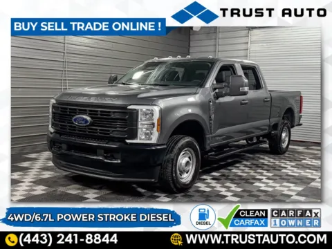 Gray 2025 Ford Super Duty F-250 XL 4WD Crew Cab 6.7L Power Stroke Diesel Pickup Truck for sale in Sykesville, MD