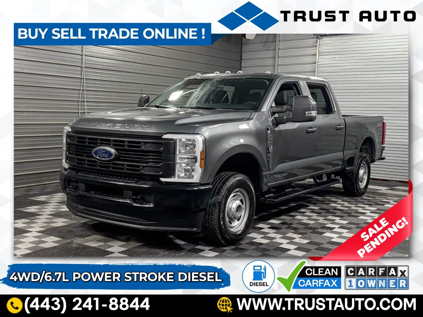 2025 Ford Super Duty F-250 XL 4WD Crew Cab 6.7L Power Stroke Diesel Pickup Truck for sale in Sykesville, MD