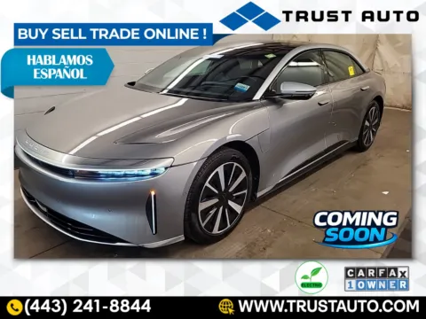 Silver 2022 Lucid Air Grand Touring for sale in Sykesville, MD
