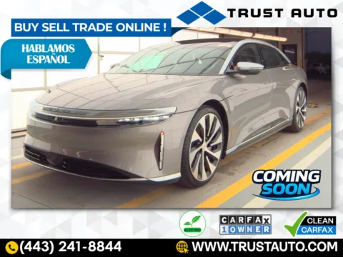 Silver 2023 Lucid Air Grand Touring for sale in Sykesville, MD