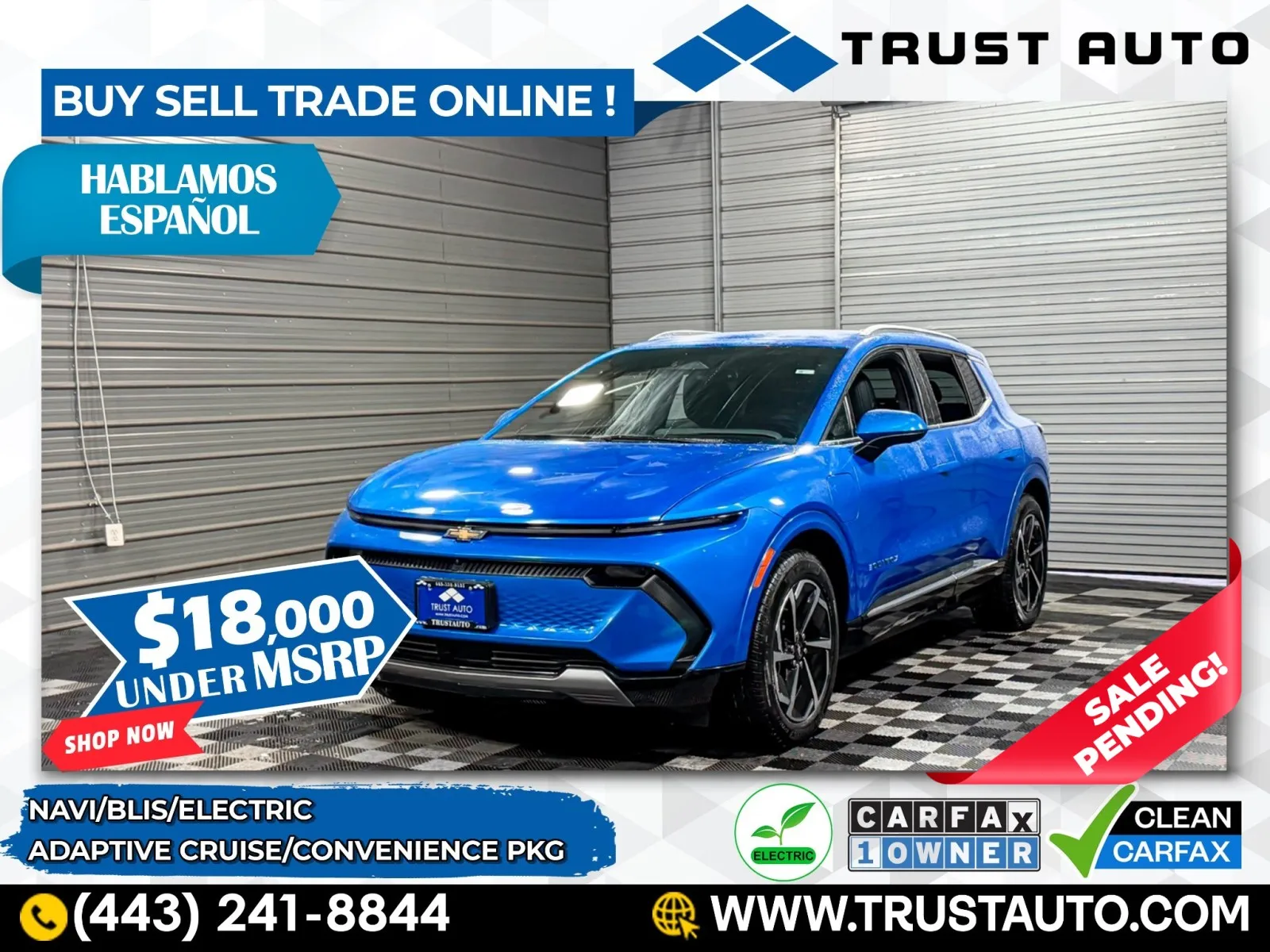 2025 Chevrolet Equinox EV LT Electric SUV w/Convenience Pkg for sale in Sykesville, MD