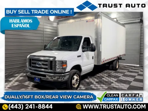 White 2022 Ford E-Series E-450 Cutaway DRW 176''WB Dually Commercial/Utility/Service Truck for sale in Sykesville, MD