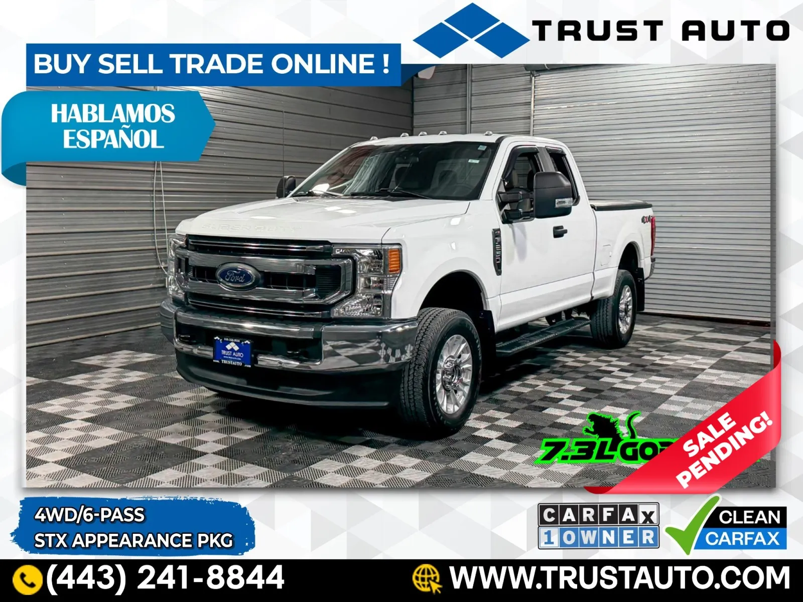 2022 Ford Super Duty F-250 XL 4WD SuperCab 7.3L V8 Godzilla Pickup Truck STX Appearance Pkg for sale in Sykesville, MD