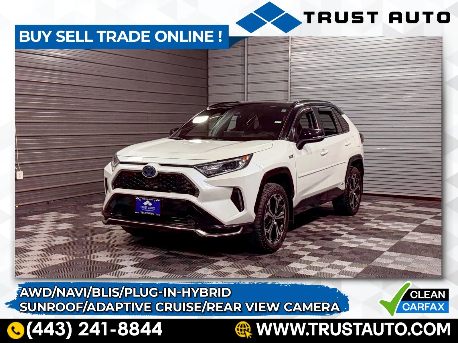 2021 Toyota RAV4 Prime XSE AWD Plug-In Hybrid SUV for sale in Sykesville, MD