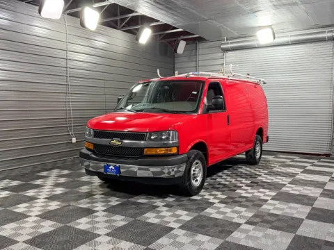 Blue 2022 Chevrolet Express Cargo Van 2500 for sale in Sykesville, MD