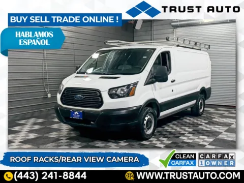 White 2019 Ford Transit T-250 Cargo 130''WB Low Roof Minivan/Van for sale in Sykesville, MD