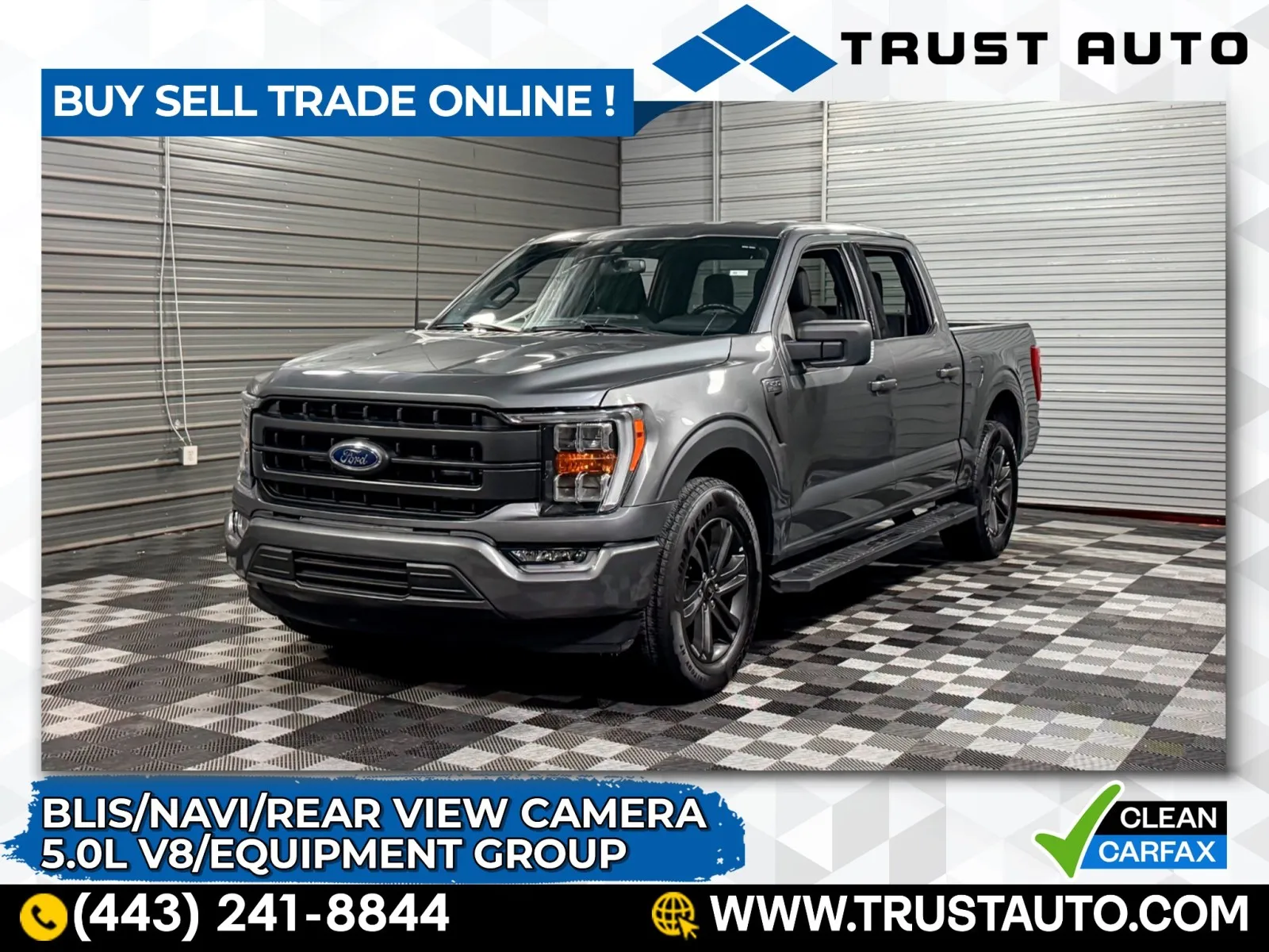 2023 Ford F-150 XLT SuperCrew Pickup Truck w/Equipment Pkg for sale in Sykesville, MD