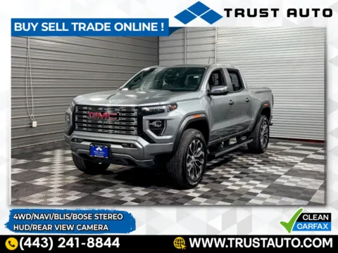 Gray 2023 GMC Canyon 4WD Denali Crew Cab Pickup Truck for sale in Sykesville, MD