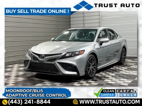Silver 2022 Toyota Camry SE 4-Door Sedan for sale in Sykesville, MD