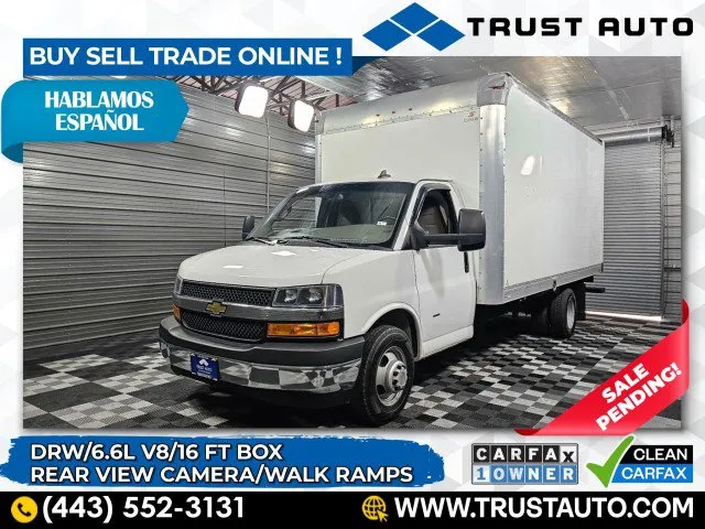 Used 2021 Chevrolet Express 3500 Cutaway DRW 177''WB Dually 16FT