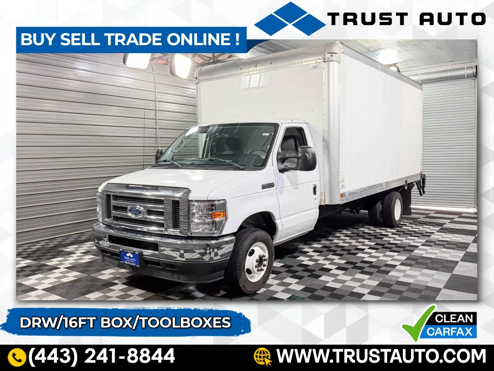 White 2021 Ford E-Series Chassis E-450 Super Duty 176 Cutaway RWD for sale in Sykesville, MD
