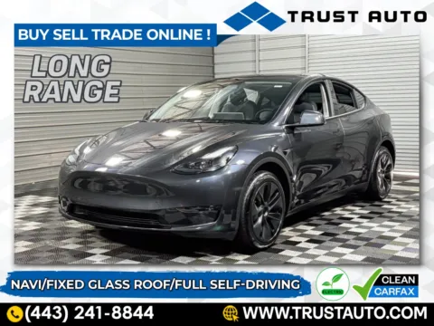 Gray 2024 Tesla Model Y Long Range Electric SUV for sale in Sykesville, MD