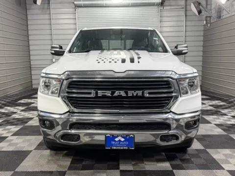Another view of 2021 Ram 1500 Big Horn 4WD Quad Cab 5.7L V8 Hemi Pickup Truck for sale in Sykesville, MD at Trust Auto