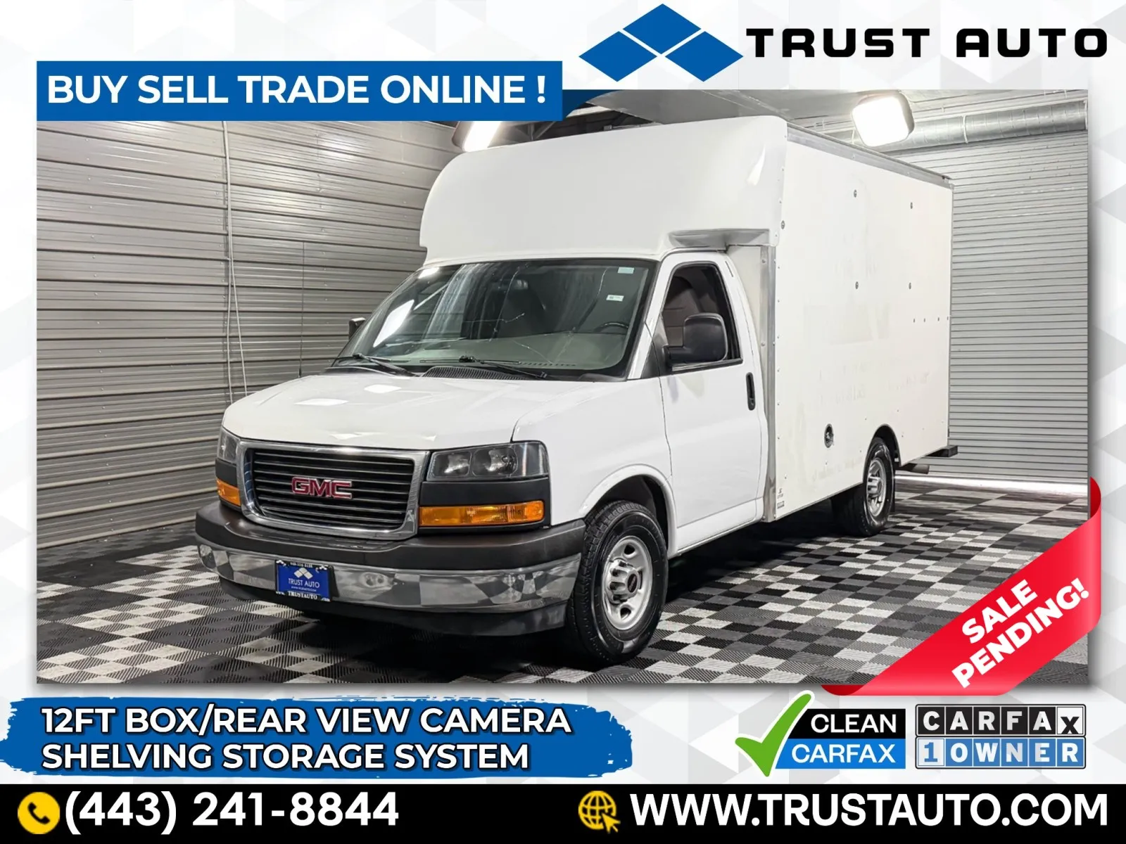 2021 GMC Savana 3500 Cutaway 139''WB 12FT Box Commercial/Utility/Service/Van for sale in Sykesville, MD