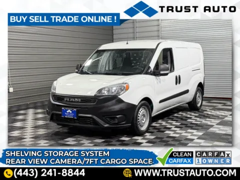 White 2021 Ram ProMaster City Cargo Tradesman Minivan/Van for sale in Sykesville, MD