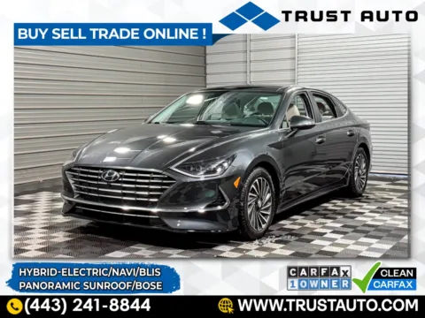 Gray 2023 Hyundai Sonata Limited Hybrid-Electric 4-Door Sedan for sale in Sykesville, MD