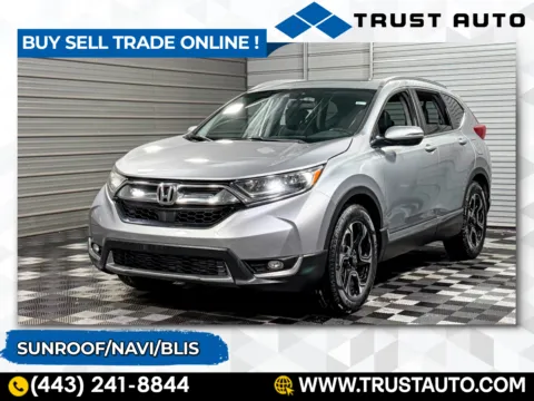 Silver 2018 Honda CR-V Touring SUV for sale in Sykesville, MD