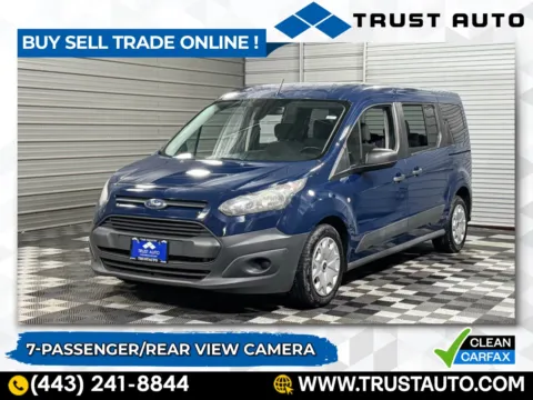 Blue 2018 Ford Transit Connect 7-Passenger XL LWB Minivan/Van for sale in Sykesville, MD