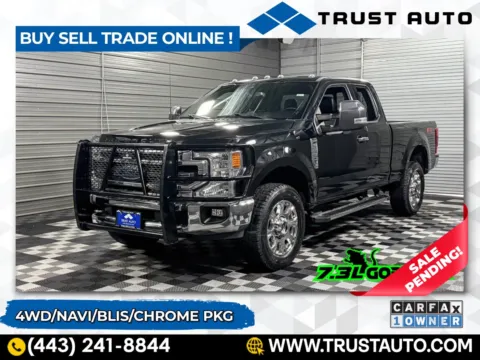 Black 2022 Ford Super Duty F-250 LARIAT 4WD SuperCab Pickup Truck for sale in Sykesville, MD
