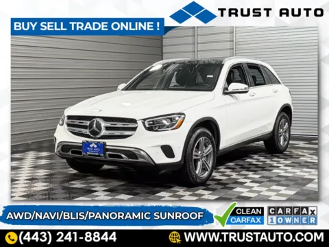 White 2022 Mercedes-Benz GLC 300 4MATIC AWD SUV for sale in Sykesville, MD