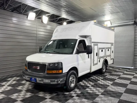 Blue 2022 GMC Savana Commercial Cutaway 3500 for sale in Sykesville, MD
