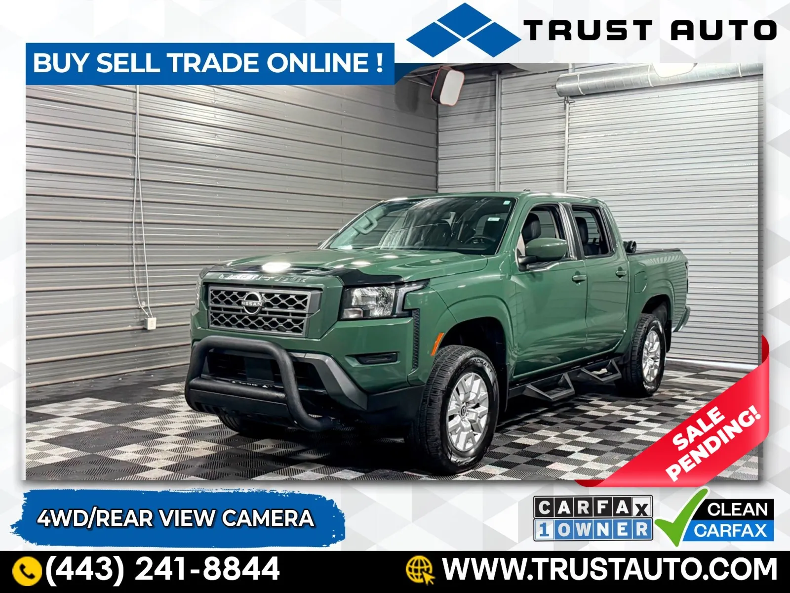 2022 Nissan Frontier SV 4WD Crew Cab Pickup Truck for sale in Sykesville, MD