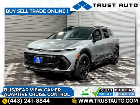 Gray 2024 Chevrolet Equinox EV RS Electric SUV for sale in Sykesville, MD