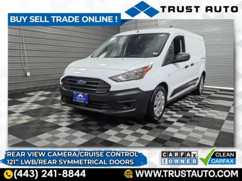 White 2022 Ford Transit Connect Van XL 121'' LWB Minivan/Van w/Rear Symmetrical Doors for sale in Sykesville, MD