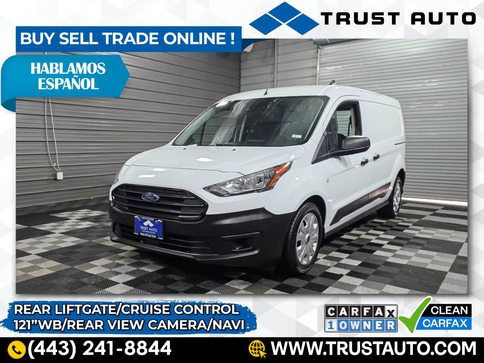 Used 2023 Ford Transit Connect Cargo XL LWB 121''WB Minivan/Van w