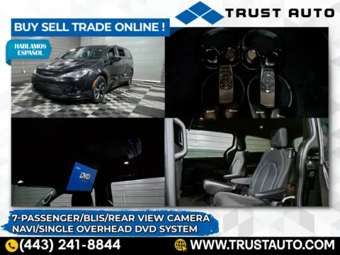 Black 2020 Chrysler Pacifica Touring 7-Passenger Minivan/Van for sale in Sykesville, MD