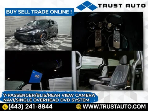 Black 2020 Chrysler Pacifica Touring 7-Passenger Minivan/Van for sale in Sykesville, MD