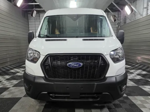 Another view of 2023 Ford Transit T-250 Cargo 148''WB Medium Roof Minivan/Van w/Shelving Storage System for sale in Sykesville, MD at Trust Auto